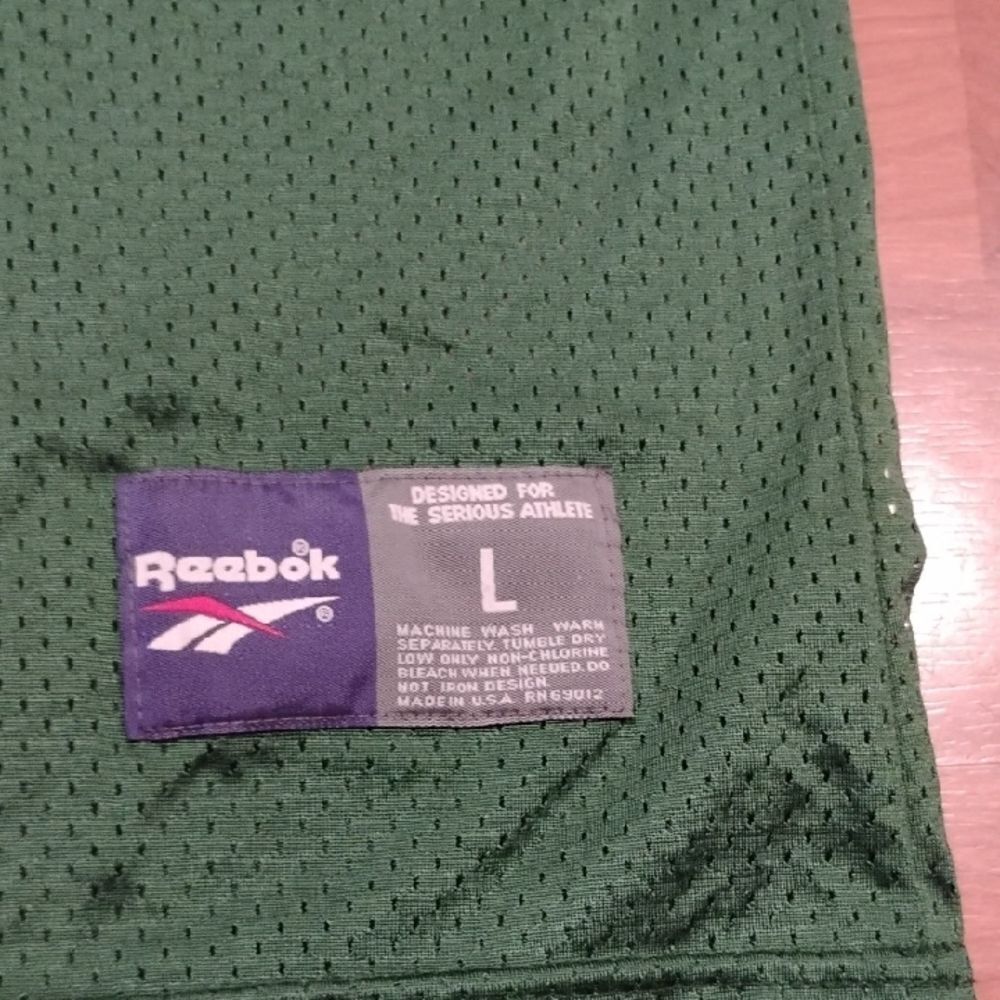 Reebok Green Jersey with Yellow Trim - Picture 2 of 5